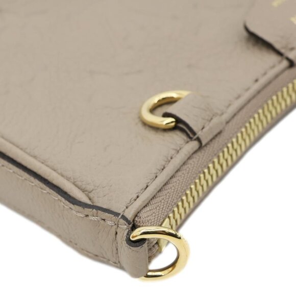 Louis Vuitton Easy Pouch On Strap Empreinte Leather Shoulder Bag Beige - Picture 6 of 13